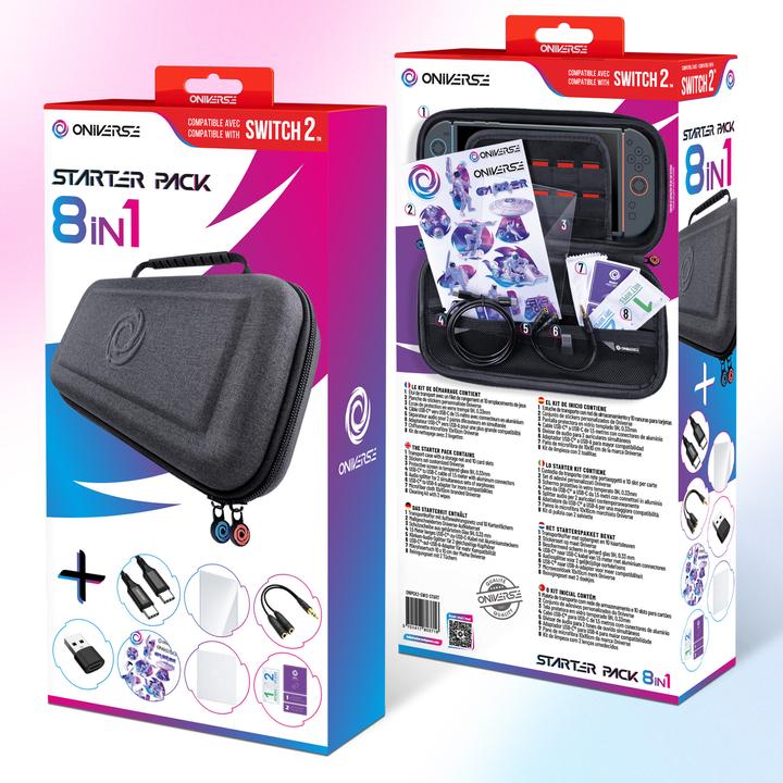 Produktbild Oniverse Switch 2™ 8 in 1 Starter-Pack - Gaming-Zubehör (Switch)