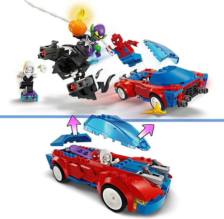 Produktbild LEGO Spider-Mans Rennauto & Venom Green Goblin (76279, LEGO Marvel)