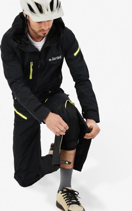 Actual product image dirtlej Dirtsuit Core Edition v.6, graphite/lemon, XS (XS)