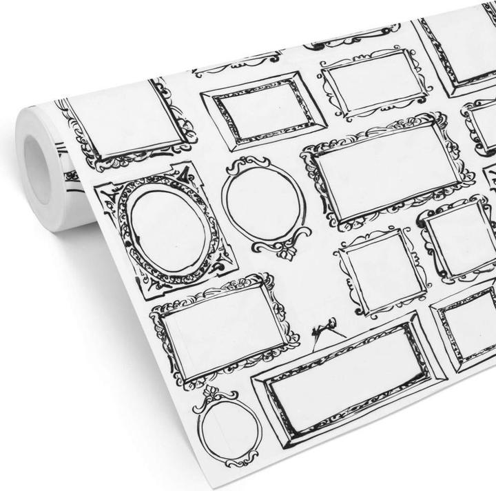 Produktbild Trenddeko Frame Your Life - schwarz-weiss (528 x 48 cm)