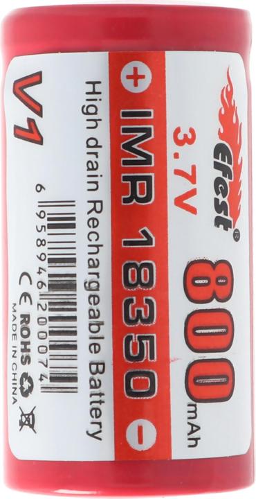 Produktbild Efest IMR 18350 V1 (Pluspol flach) (1 Stk., 18350, 800 mAh)