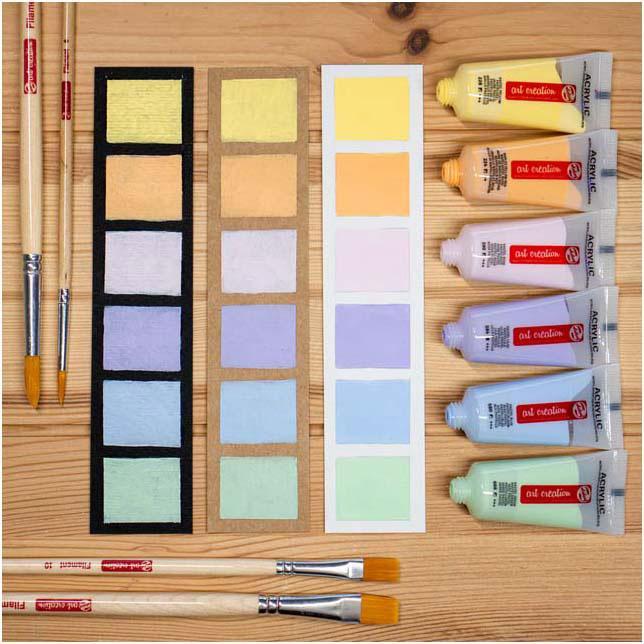 Image du produit Royal Talens Talens Art Creation Acrylique Set de couleurs pastel, 6x12ml (multicolore, 72 ml)
