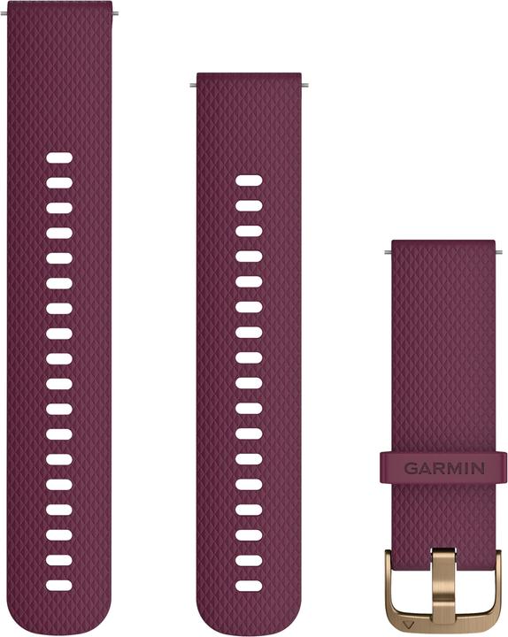 Image du produit Garmin Bracelet à changement rapide (20 mm, Silicone, Vivoactive 3, Vivomove HR, Forerunner 645)