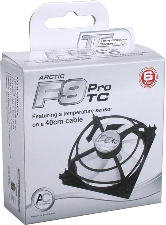 Actual product image Arctic F9 Pro TC fan (92 mm, 1 x)