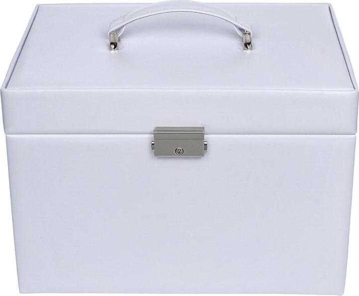 Actual product image Sacher M8.001.012043 - Jewellery case Victoria vario white leather