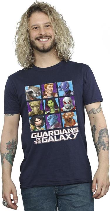 Produktbild Guardians of the Galaxy Character Squares TShirt (XXL)