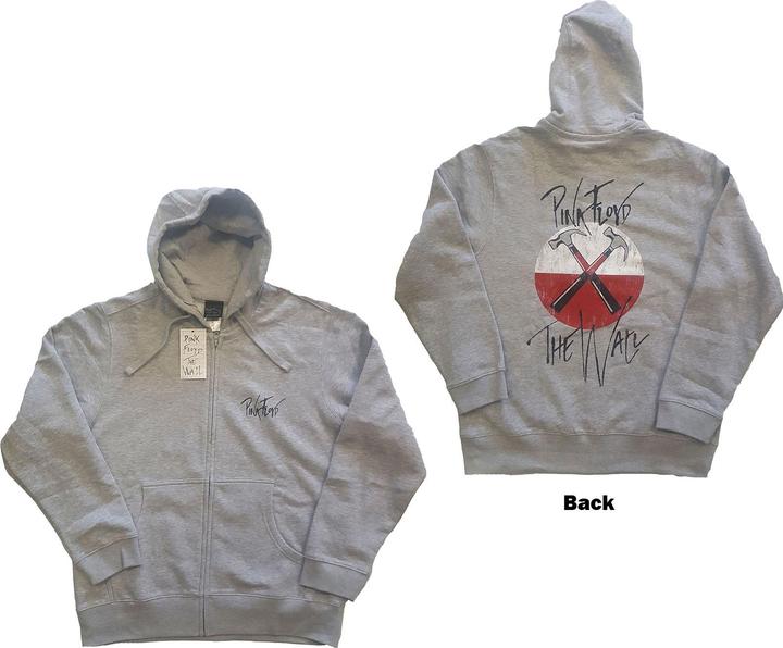 Produktbild Pink Floyd The Wall Faded Hammers Logo (Zipper-Hoodie) (L)
