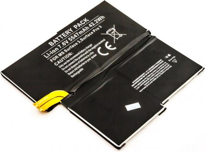 Actual product image AGI Battery compatible with Microsoft Surface Pro 3 1631 (5500 mAh)