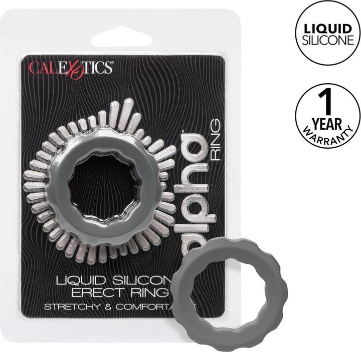 Actual product image CalExotics California Exotics Alpha Erect Ring Grey (3.75 cm)
