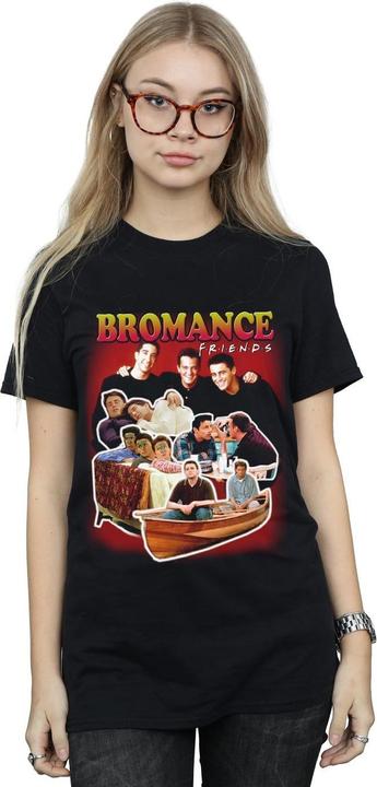 Actual product image Friends Womens/Ladies Bromance Homage Cotton Boyfriend T-Shirt (3XL)