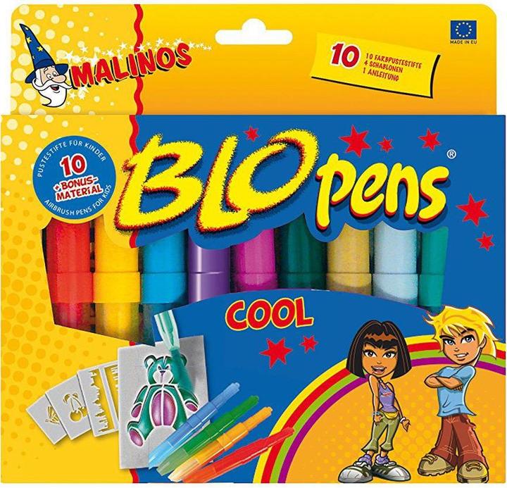 Produktbild Malinos Blopens Airbrush Stifte Cool (Mehrfarbig, 10 x)