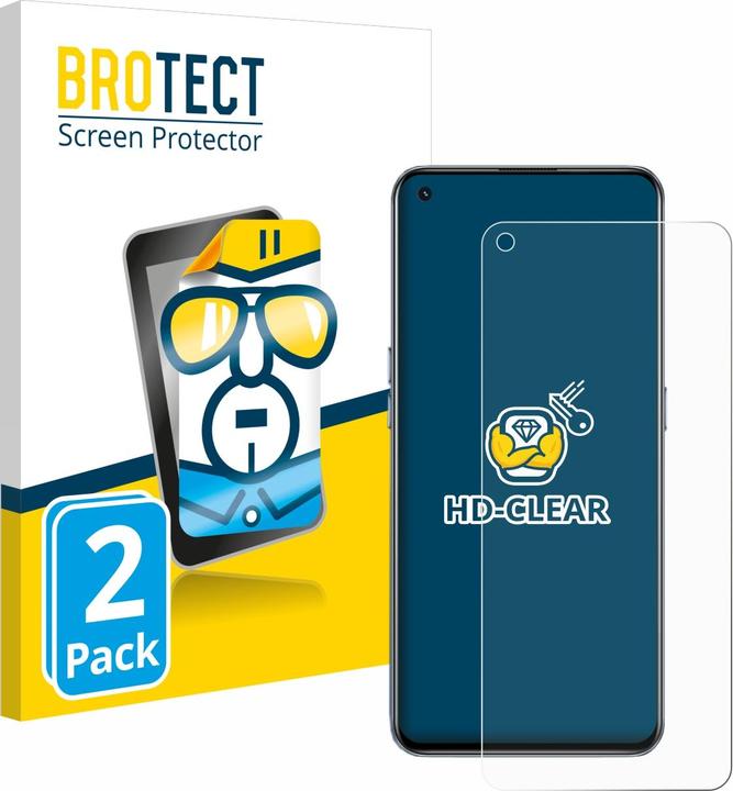 Productafbeelding BROTECT Schermbeschermer Clear (2 Stuk, Realme GT 5G)