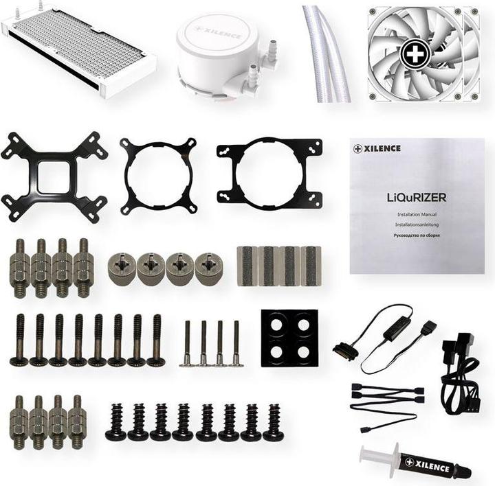 Actual product image Xilence WAK LiQuRizer LQ240.W.ARGB water cooling system