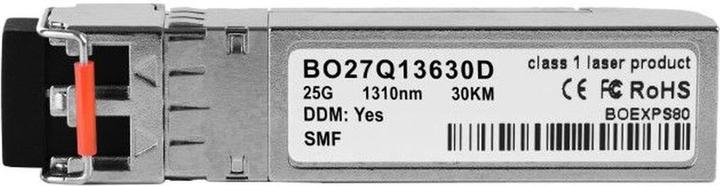 Actual product image BlueOptics Cumulus SFP28-25G-ERL compatible SFP28 BO27Q13630D