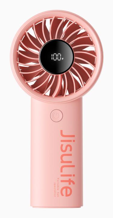 Actual product image Jisulife Handheld Fan Life4 (3600mAh) pink