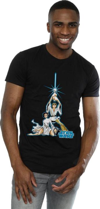 Image du produit Star Wars - T-shirt LUKE AND LEIA CHARACTER - Homme (XL)