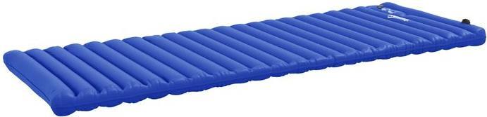 Swisshandel24 Camping-Luftmatratze, inkl. Pumpe, schnell aufblasbar, robust, 195x70x10cm, Blau