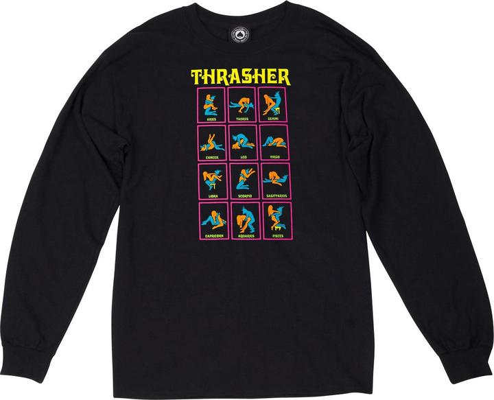 Immagine prodotto Thrasher Manica lunga di luce nera (M)