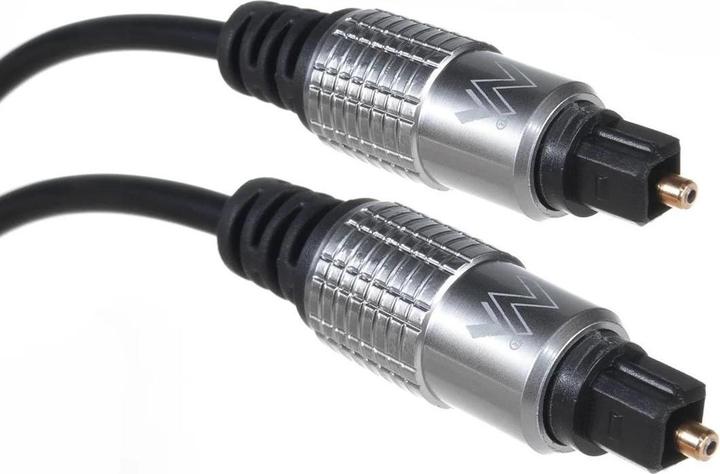 Actual product image Maclean MCTV-452 - fibre optic cable 2.5 m Toslink TT (2.50 m, TOSLINK)
