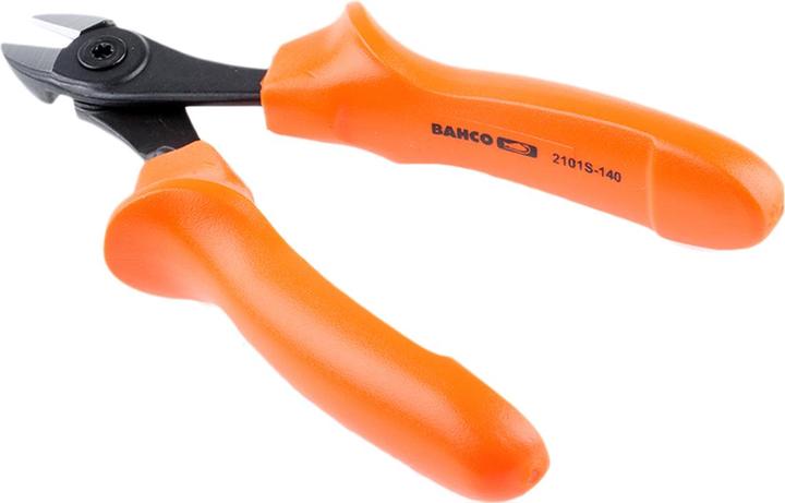 Actual product image Bahco ERGO diagonal cutters with insulated handles, burnished 140 mm (140 mm)