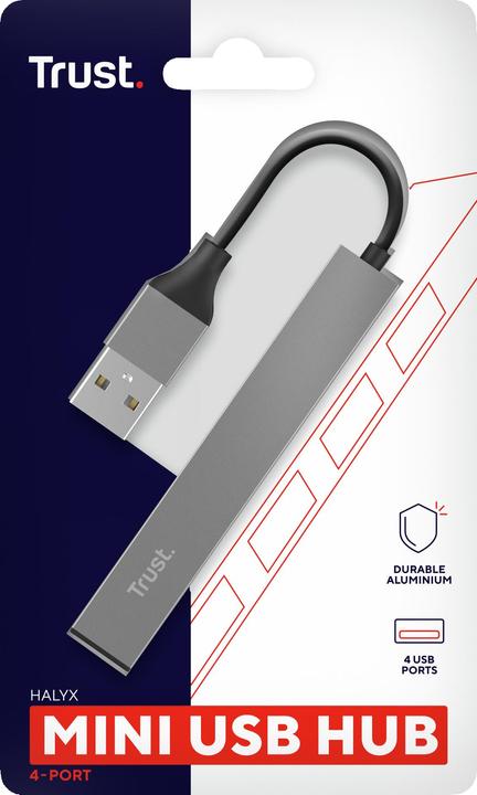 Immagine prodotto Trust I/O-HUB MINI-USB 4 PORTE/23786 (USB-A, 4 Porti)