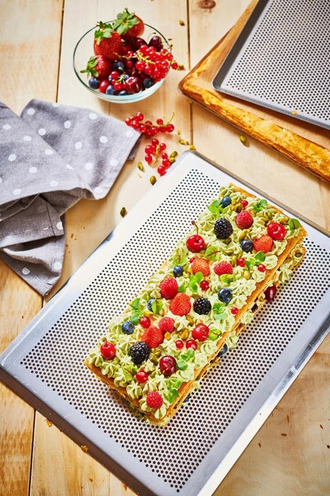 Actual product image de Buyer Perforated stainless steel rectangular