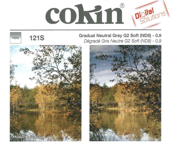 Actual product image Cokin Filter A121S Course 2 ND 8 (62 mm, Neutral density filter, 0.90 mm)