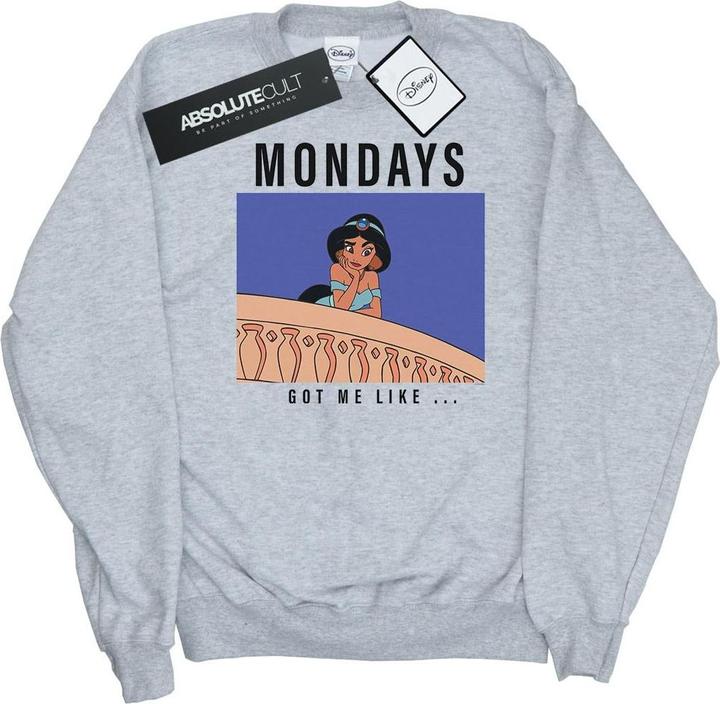 Disney Princess Jasmine Mondays Got Me Like Sweatshirt Mädchen
