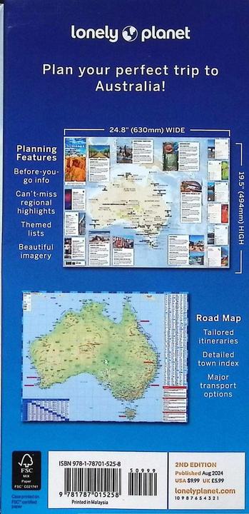 Immagine prodotto Mappa di pianificazione dell'Australia