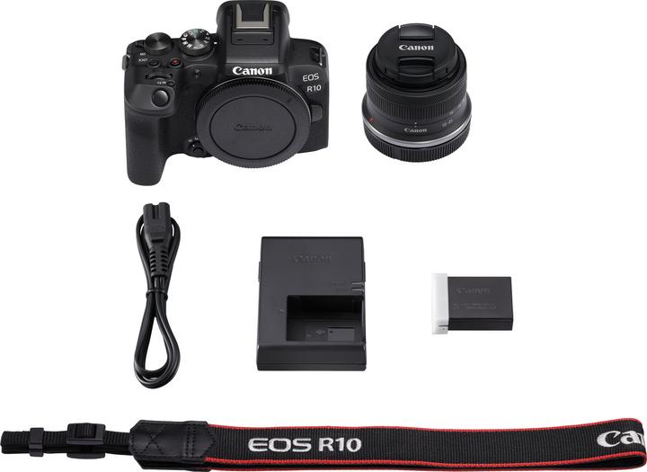 Produktbild Canon EOS R10 Kit (18 - 45 mm, 24.20 Mpx, APS-C / DX)