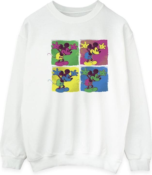 Actual product image Disney Mens Mickey Mouse Pop Art Sweatshirt (XXL)