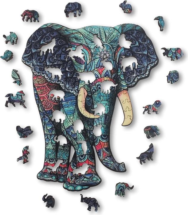 Produktbild Aniwood Puzzle Motiv Elefant (M) (150 Teile)