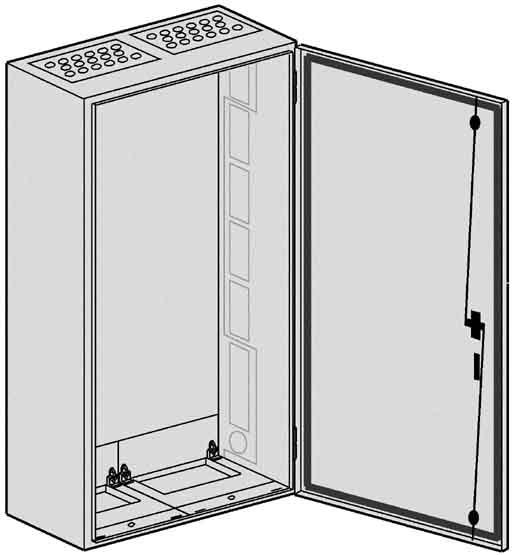 ABN SP27 System-Gehäuse IP54 schutzis.550x1100mm