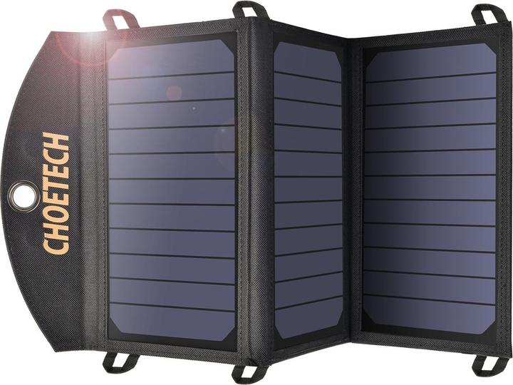 Image du produit Choetech Chargeur solaire USB (19 W, 0.48 kg)