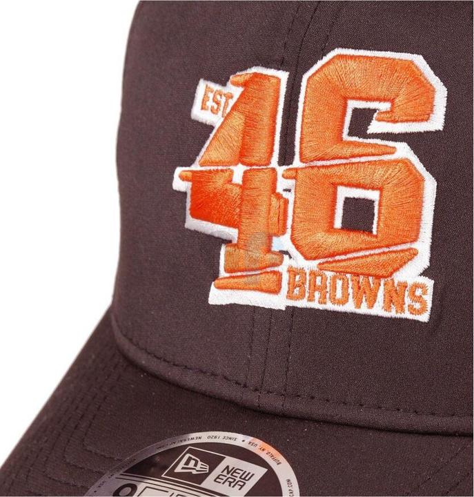 Produktbild New Era NFL - Cleveland Browns - Established Number 9Fifty Stretch Snapback Cap Braun ML (59)