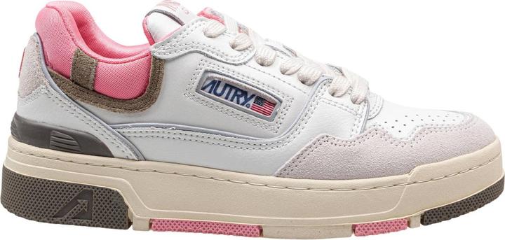 Image du produit Autry sneakers clc low in suede and nubuk white and geranium (42)