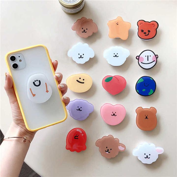 Produktbild PhoneLook Phone Grip Austauschbare Finger & Einhand Halterung für Smartphone / Tablets Kleines Monster