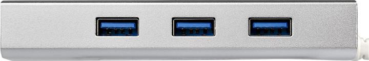 Image du produit StarTech Hub mobile USB 3.0 à 3 ports avec Gigabit Ethernet - Hub USB en aluminium avec adaptateur Gigabit (USB-A, 4 Ports)
