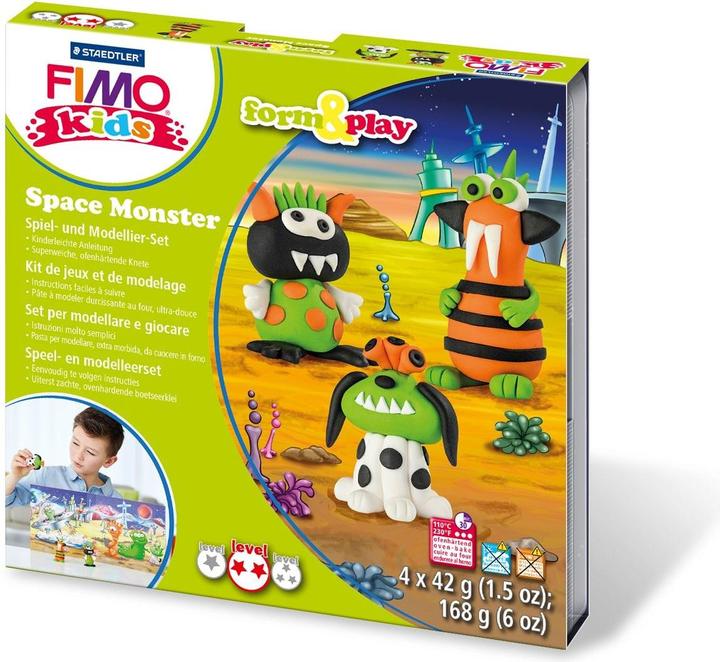 Actual product image Fimo kids small space monster