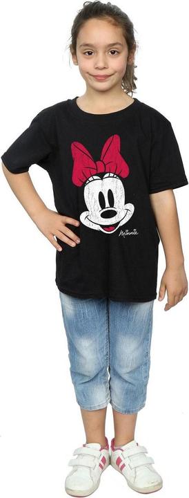 Produktbild Disney Mädchen Minnie Maus Gesicht Baumwolle TShirt (140, 146)