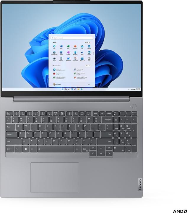 Actual product image Lenovo ThinkBook 16 G6 ABP (16", AMD Ryzen 7 7730U, 32 GB, 1000 GB, DE)