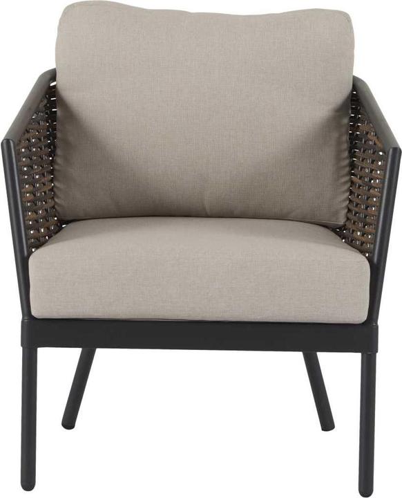 Immagine prodotto Schou Set da salotto Daniela, 4 pezzi, nero/grigio