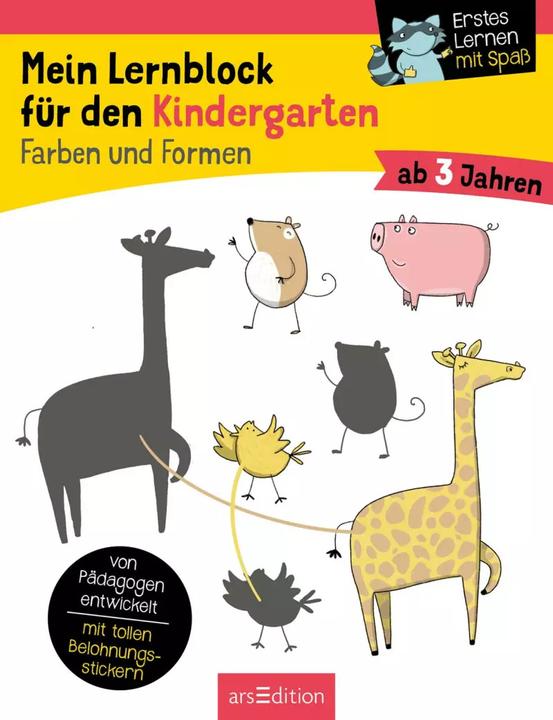 Produktbild Mein Lernblock für den Kindergarten - Farben und Formen (Deutsch, Hannah Lang, 2021)