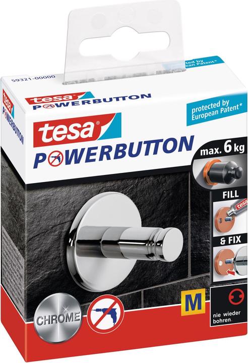 Actual product image tesa Powerbutton Hook Universal medium