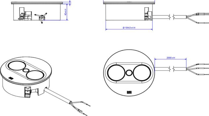 Image du produit Bachmann Prises de courant multiples