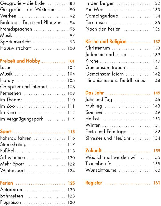 Nutritional values and ingredients Hand in Hand die Welt begreifen (German, Andreas Costrau, Susann Hesselbarth, Ulrike Jentzsch, 2013)