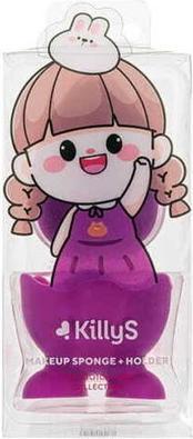 Immagine prodotto KillyS Spugna per il trucco della ragazza Tamagotchi con supporto viola 1Pc