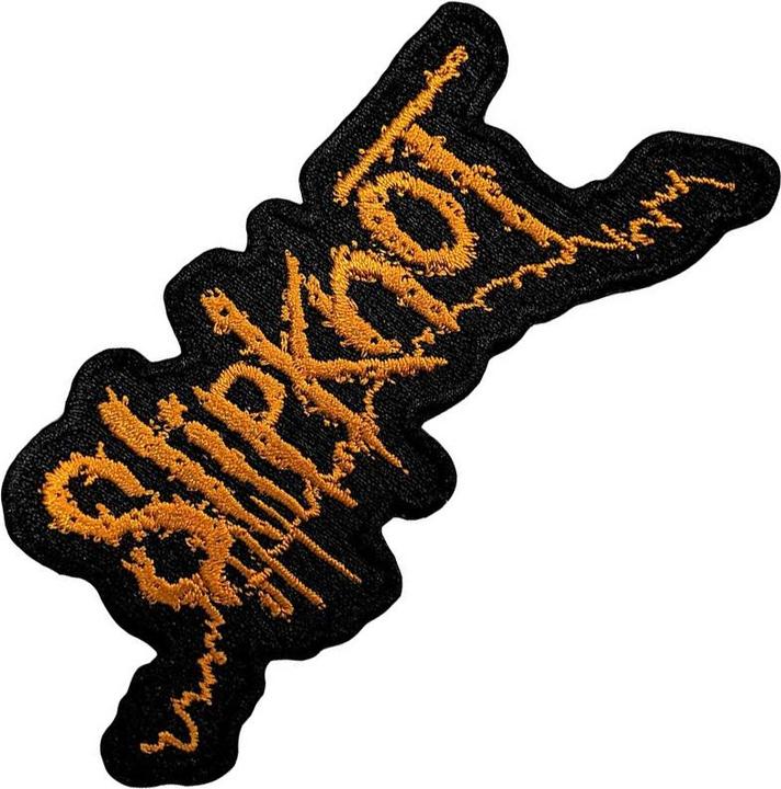 Produktbild Slipknot Logo Aufnäher zum Aufbügeln gewebter Stoff