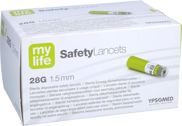 Produktbild Mylife SafetyLancets Sicherheitslanzetten 28G (Lanzette)