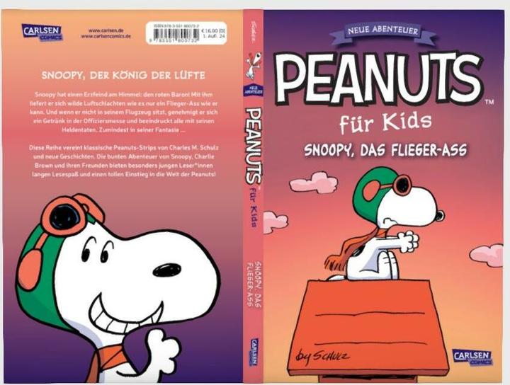 Immagine prodotto Peanuts für Kids - Neue Abenteuer 3: Snoopy, das Flieger-Ass (Tedesco, Charles M. Schulz, 2024)